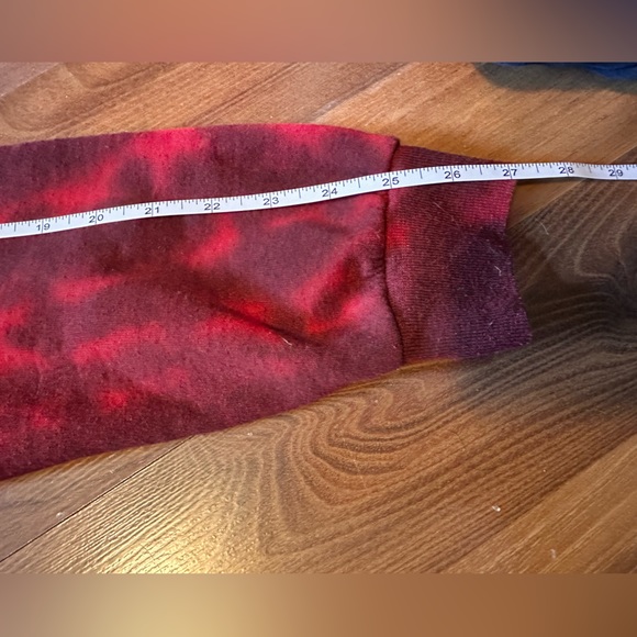Red Tie Dye Fashion Nova Crew Neck. Size Medium - Picture 5 of 6